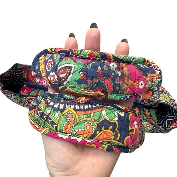 Vera Bradley large duffle bag overnight carry-on shoulder travel weekender zip - Picture 5 of 15